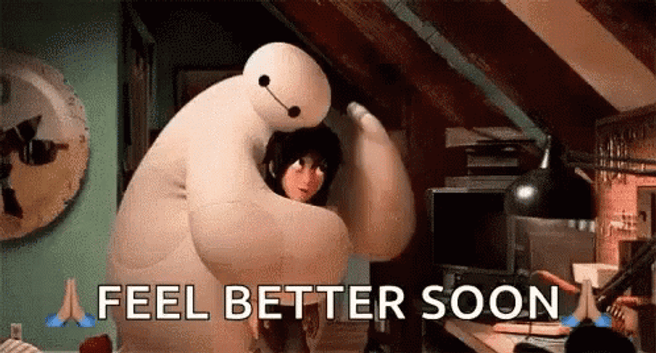 Baymax Get Well Soon GIF
