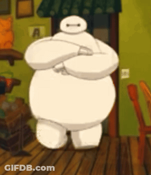 Baymax Marching Snappy GIF