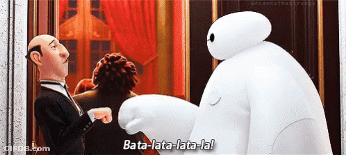 Baymax Play Finger Goodbye GIF