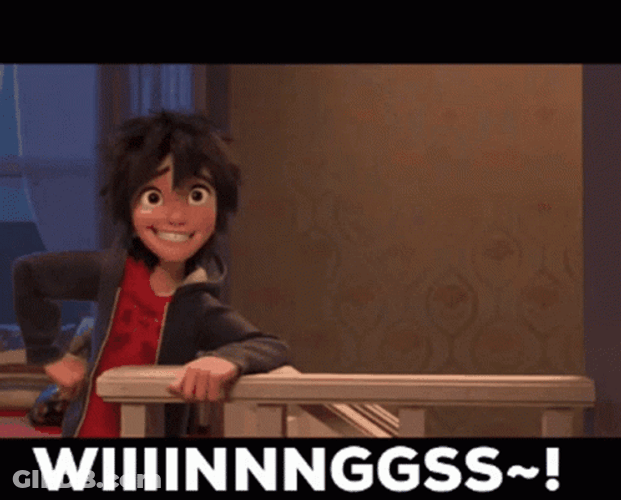 Baymax Wings Big Boy GIF
