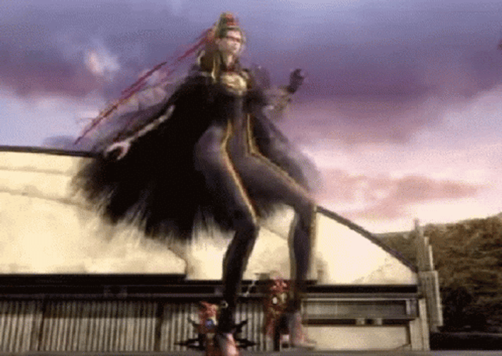 Bayonetta Clothes Out GIF