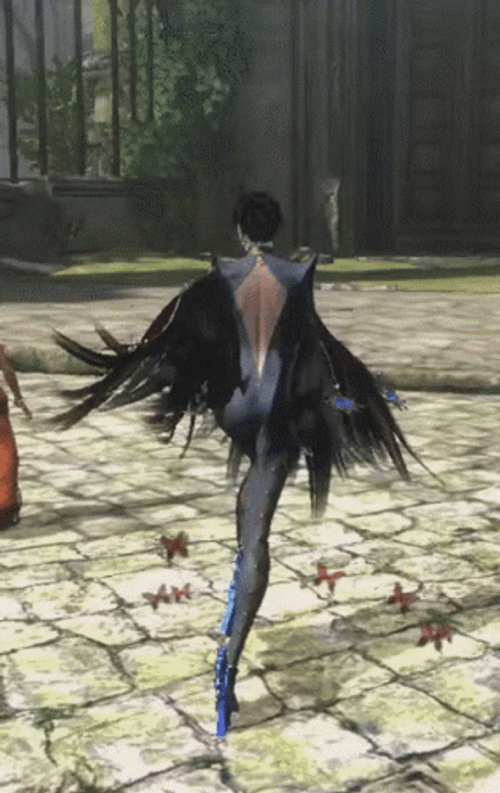Bayonetta Gameplay Walk Swagger GIF