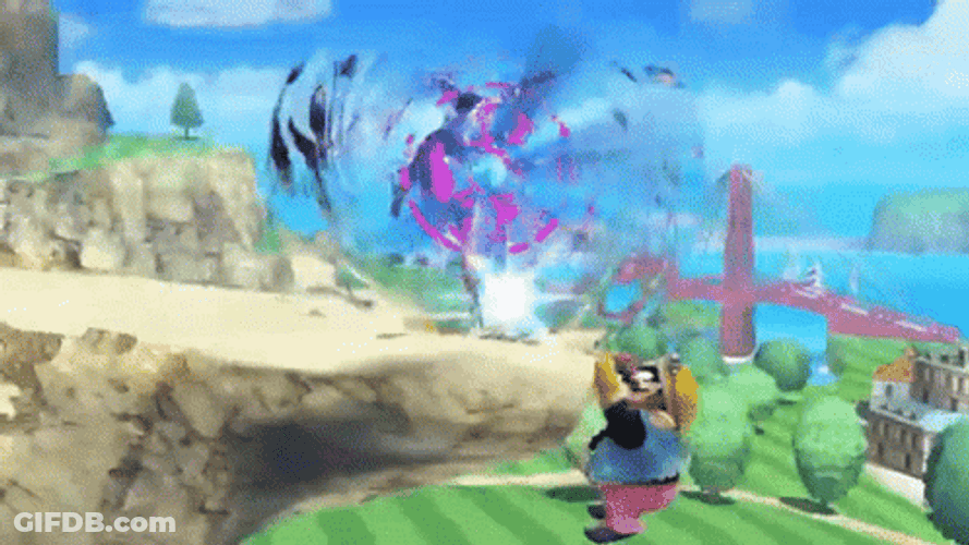 Bayonetta Heel Stomp Smash Bros GIF