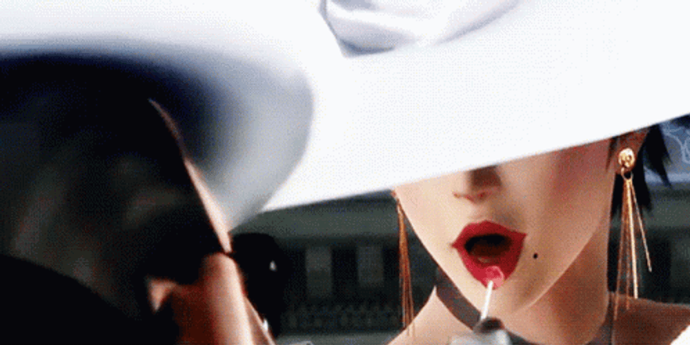 Bayonetta Sassy Cheeky Lollipop GIF