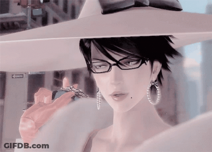 Bayonetta Sexy Stare GIF