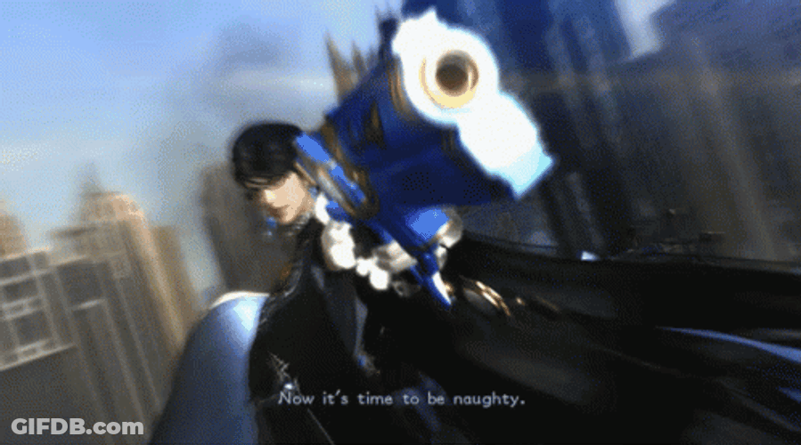 Bayonetta Time To Be Naughty GIF