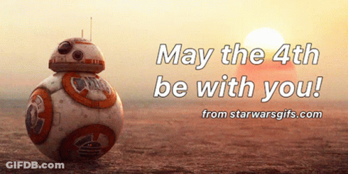 BB-8 May The 4Th Be With You GIF