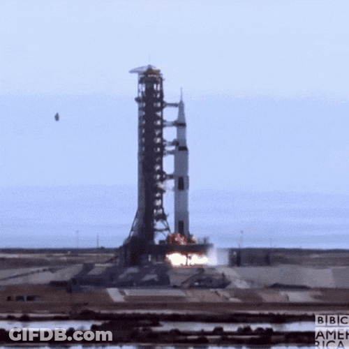 BBC America Rocket Launch GIF