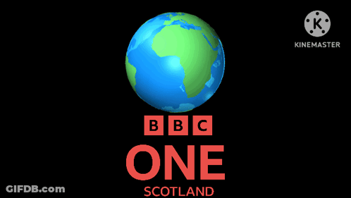 BBC One Scotland Globe Logo GIF