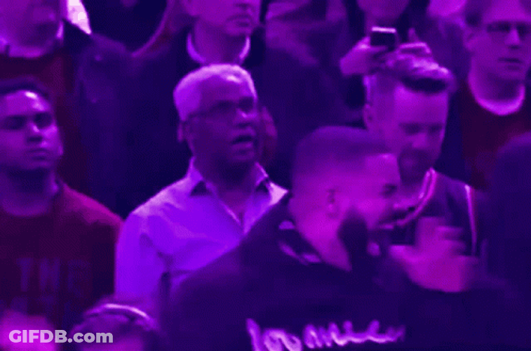 Bbl Drake Cheering Hard GIF