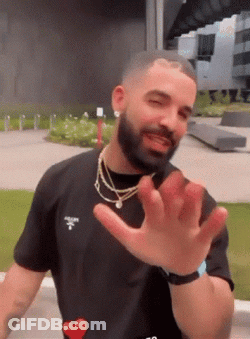 Bbl Drake Goodbye With Heart GIF