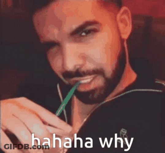 Bbl Drake Why Haha GIF