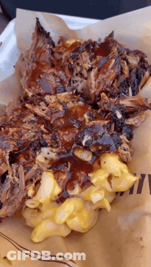 Bbq Brisket Mac N Cheese GIF