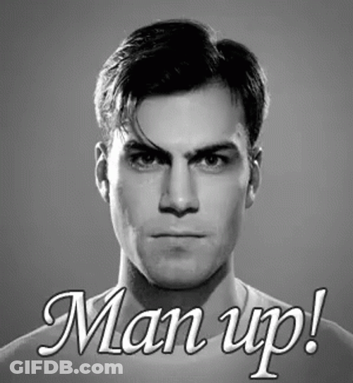 Be A Man Beard Transition GIF