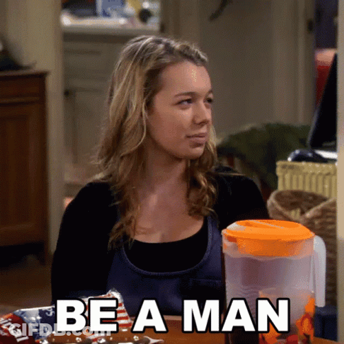 Be A Man Violet Plunkett GIF