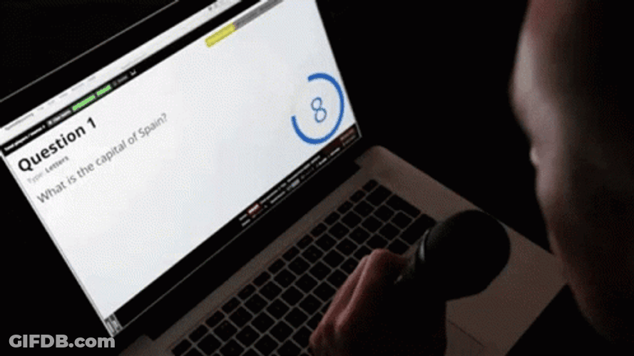 Be A Quiz Trivia Host GIF