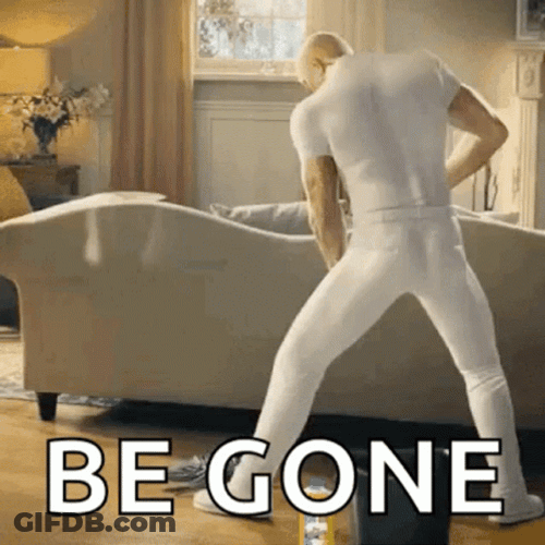 Be Gone Mopping Mr Clean Meme GIF