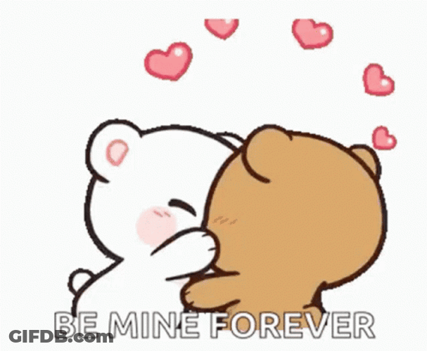 Be Mine Forever Milk And Mocha GIF