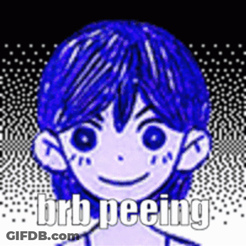 Be Right Back I'm Going To Pee GIF