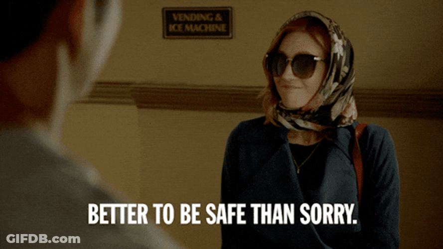 Be Safe Brittany Snow Disguised GIF