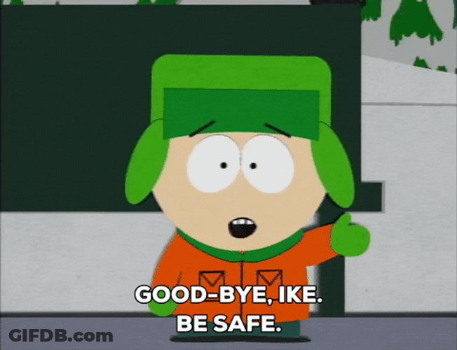 Be Safe Kyle Broflovski South Park GIF