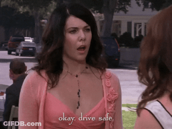 Be Safe Lauren Graham Gilmore Girls GIF