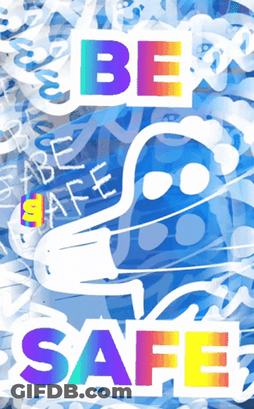 Be Safe Trippy Mobile Art GIF