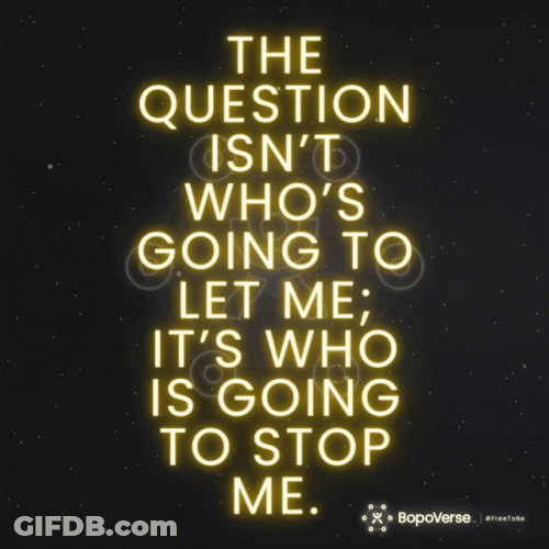 Be Strong Motivational Qoutes GIF