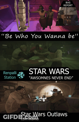 Be Who You Wanna Be Star Wars Awesome Never End Contraband GIF