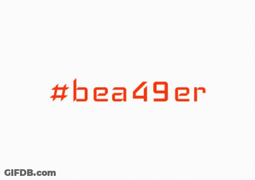 #Bea49er Text In Red GIF