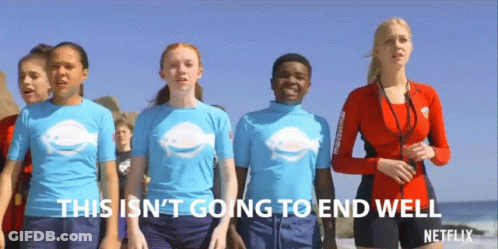 Beach Group This Isn't Going To End Well GIF