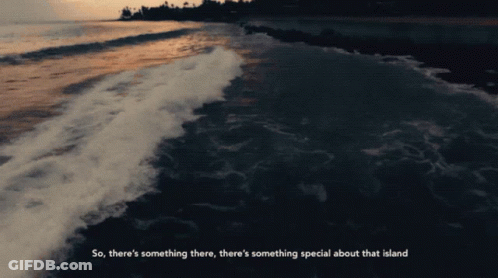 Beach So Theres Something There Theres Something Special About That Island GIF
