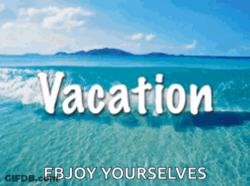Beach Vacation Enjoy Yourselves GIF
