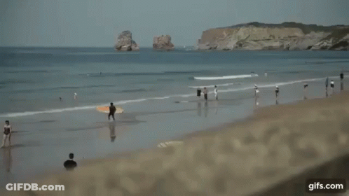 Beach View From Balcony Gifs.com GIF
