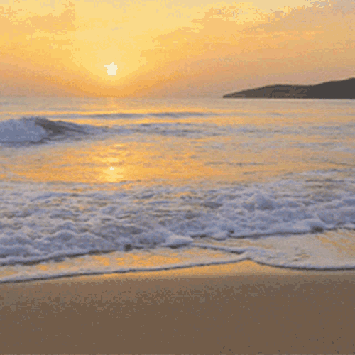 Beach Waves GIF