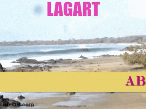 Beach With Lagart GIF