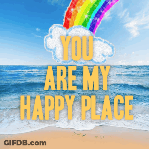 Beach You Are My Happy Place GIF