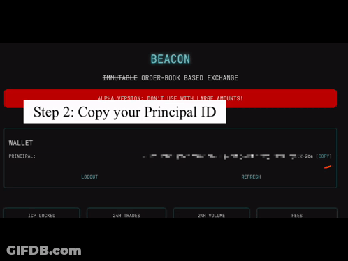 Beacon Screenshot Step 2 Highlighted GIF