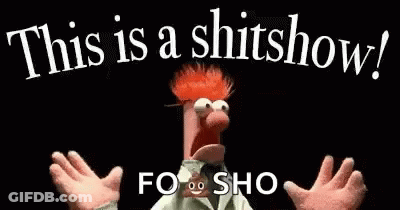 Beaker From Muppet Show Raising Hands GIF