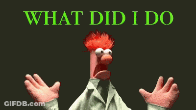 Beaker From The Muppet Show Says What Did I Do With His Arms Outstretched GIF
