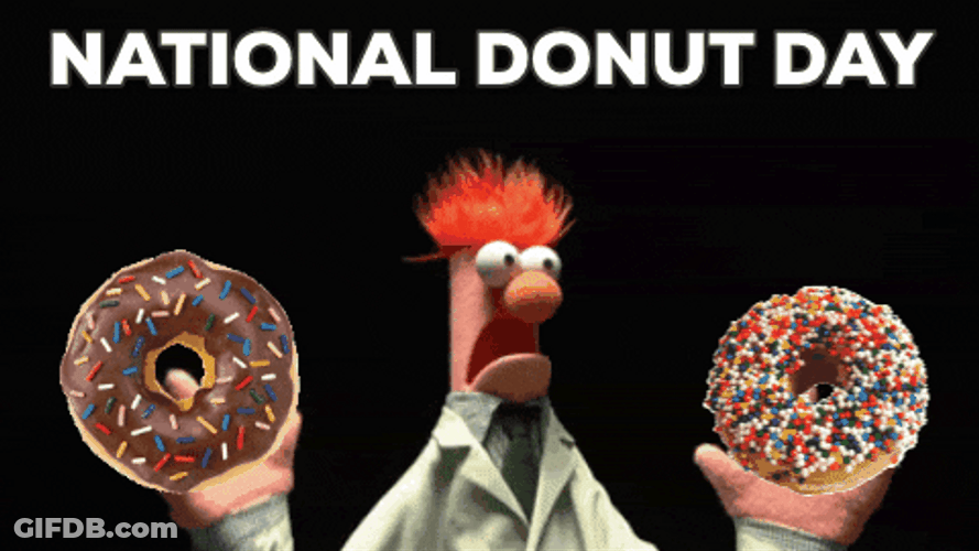 Beaker National Donuts Day GIF