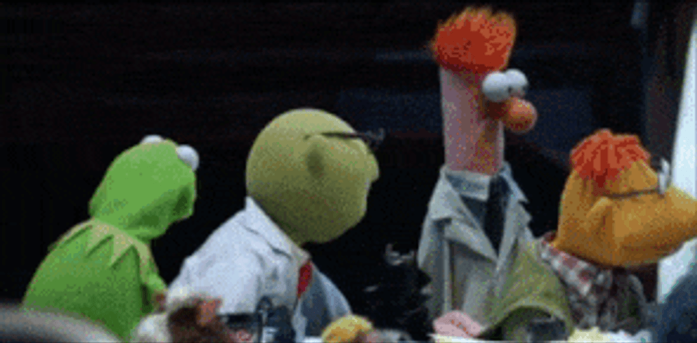 Beaker Passes Out Quickly GIF