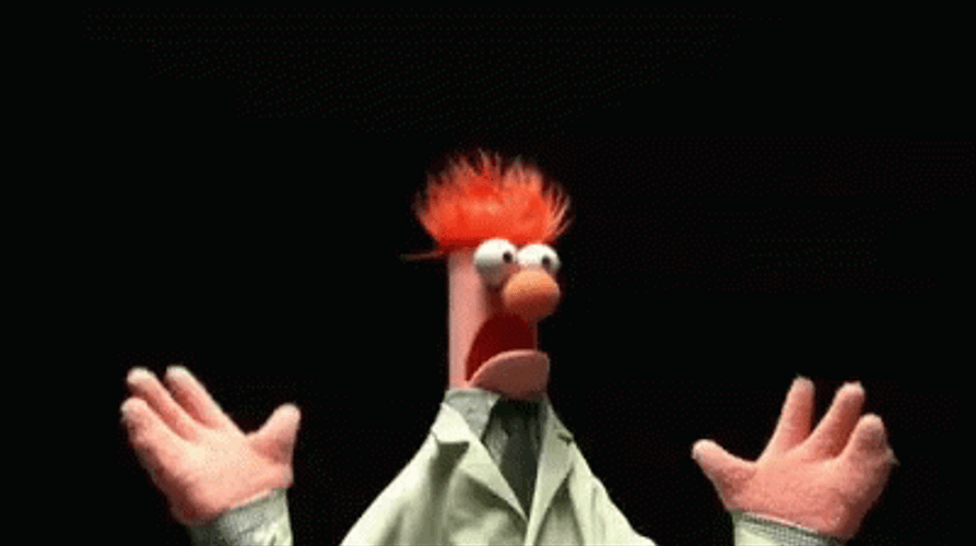 Beaker Screaming Loud GIF