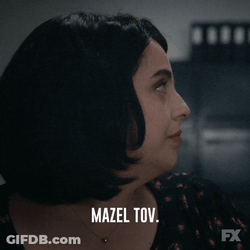 Beanie Feldstein Mazel Tov Sad Smile GIF