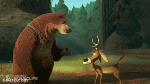 Bear And Deer From Fandango GIF