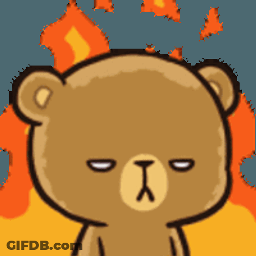 Bear Angry Sticker GIF