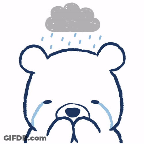 Bear Animation Make Me Sad GIF