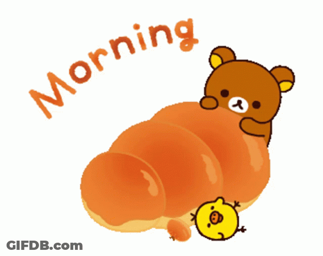 Bear Bread Im Awake GIF