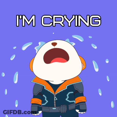 Bear Crying I'm Crying GIF