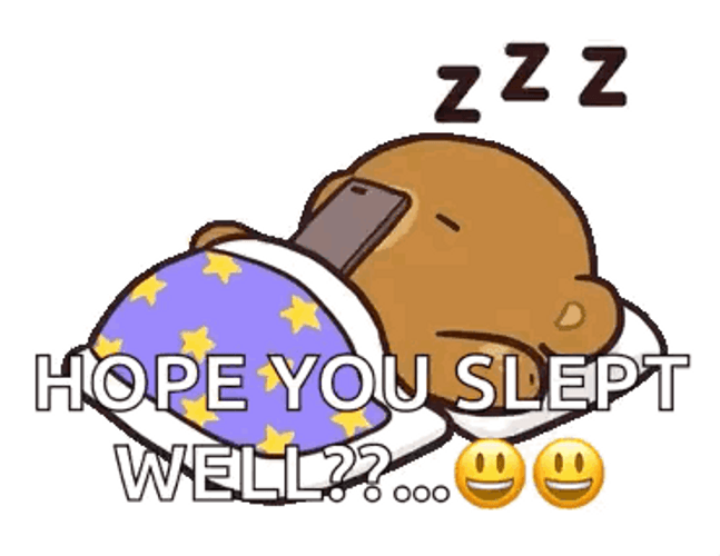 Bear Drop Phone Hope You Sleep Well GIF